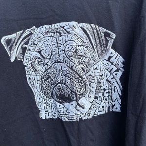 Pug lovers women’s cut dog face t-shirt